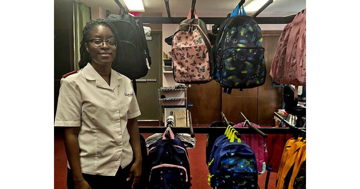 Salvation Army Hosts Backpack Drive