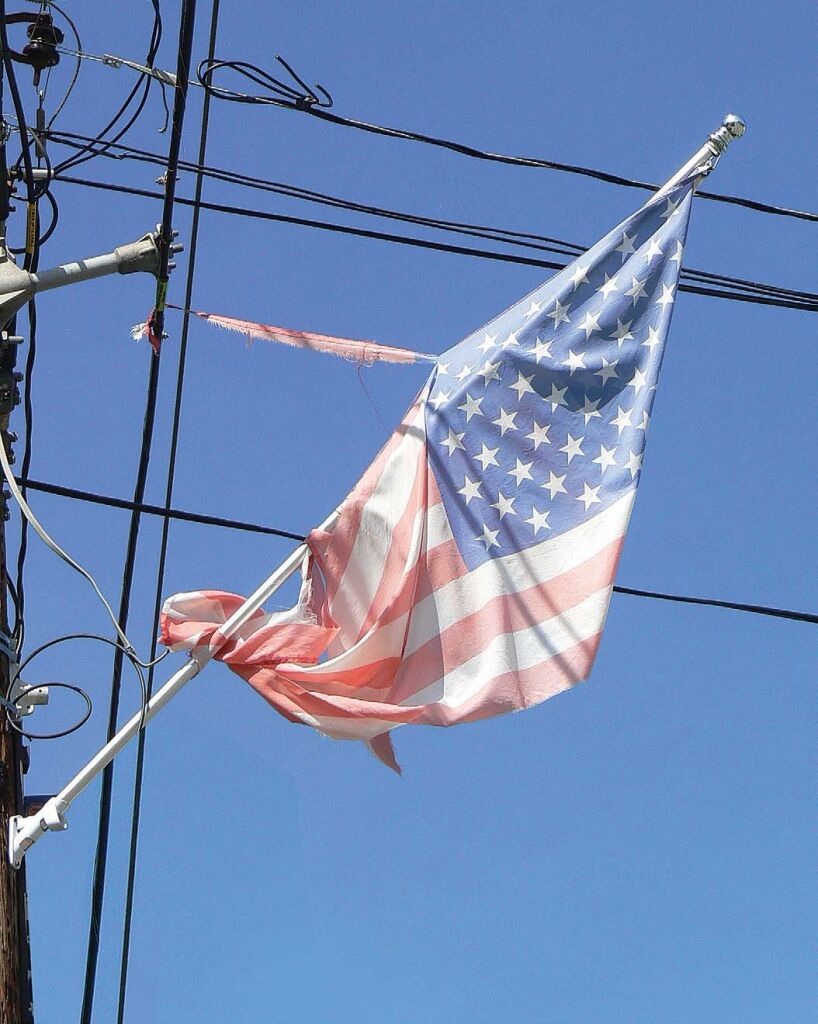 Town’s flags suffer from neglect