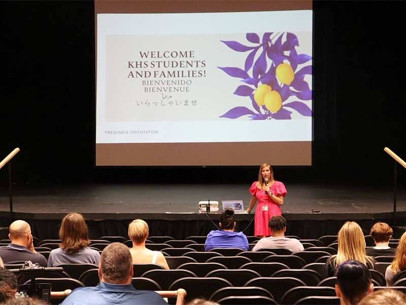 Freshman orientation.
