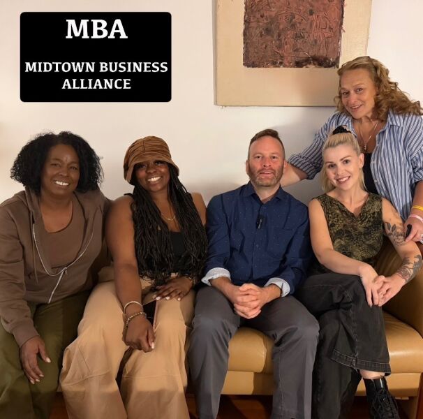 Liz Baker, Mercedes McDole, Bill Cranston, Taylor Weiss and Nadine Ferraro.