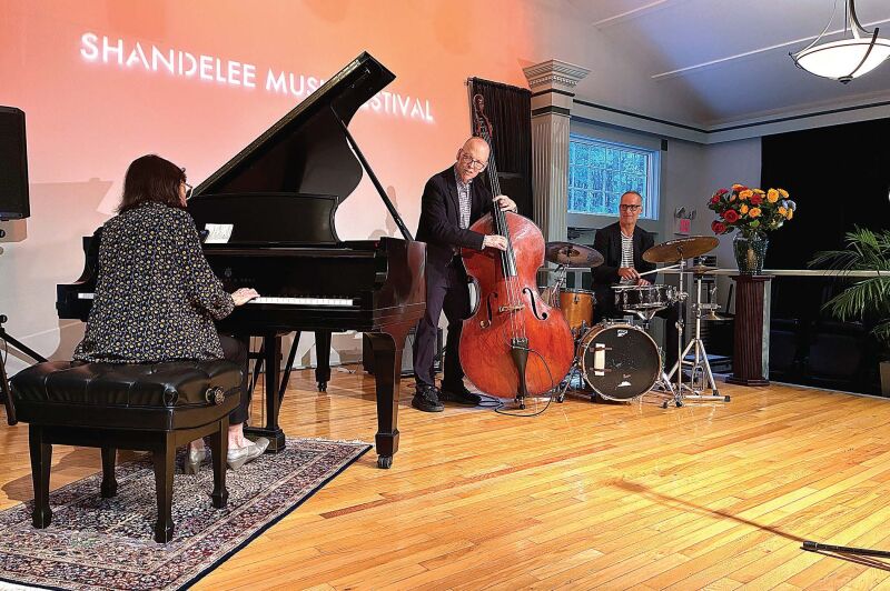 ENRICHING The Leslie Pintchik Trio performs.