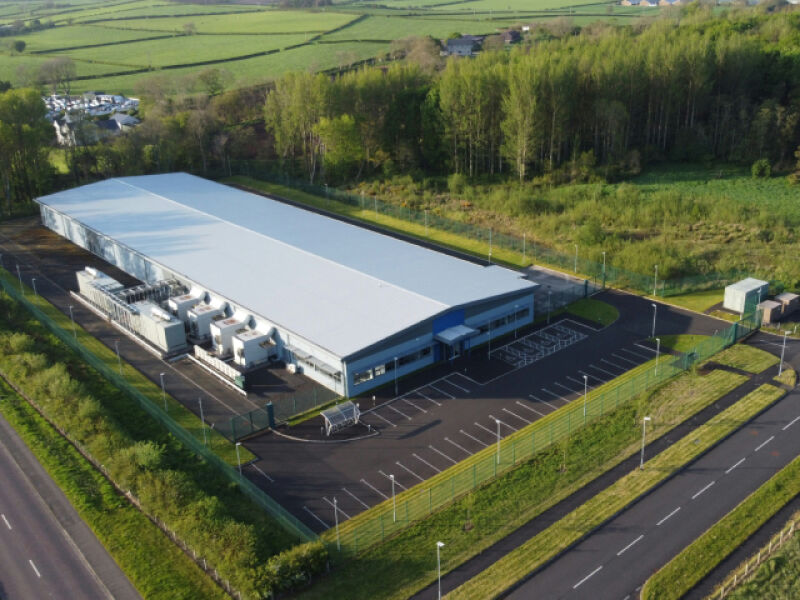 A data center in Coleraine, Ireland, that is believed to be 4.5 MW.