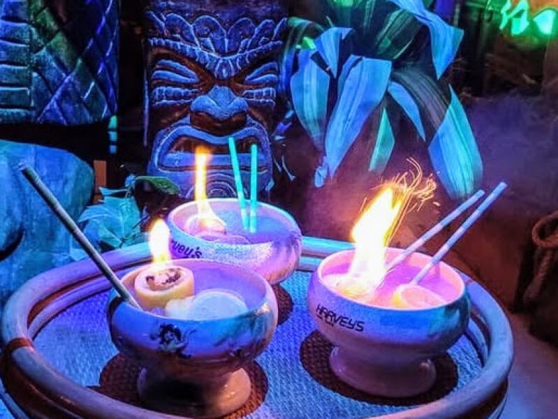 Scorpion Bowls ablaze.