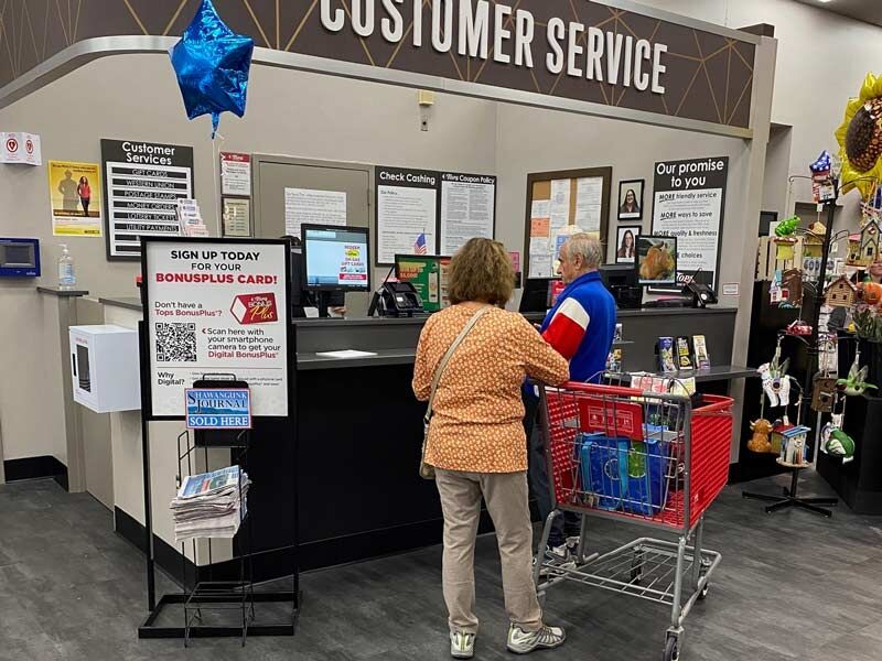 We had great placement in Tops, and sold a lot of papers there.