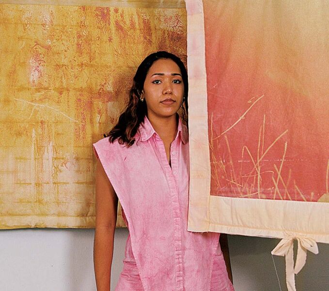 Fiber artist Diana Eusebio.