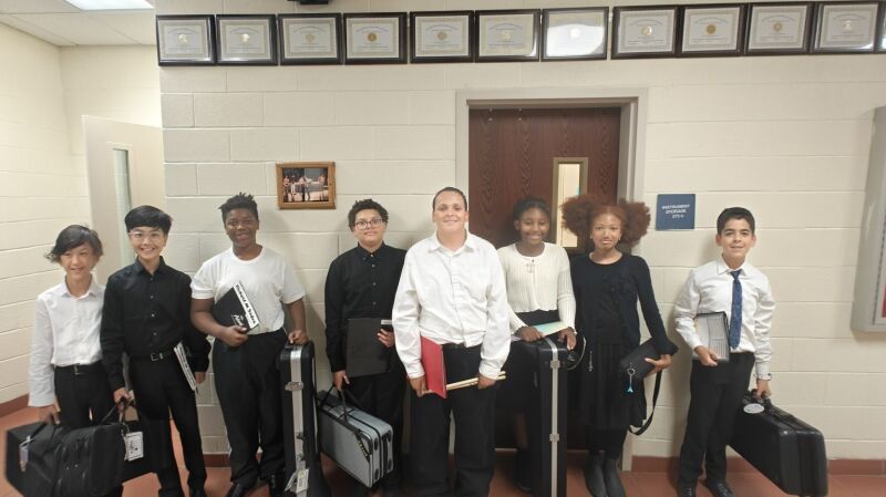 CVMS Music Students Shine in Honor Band