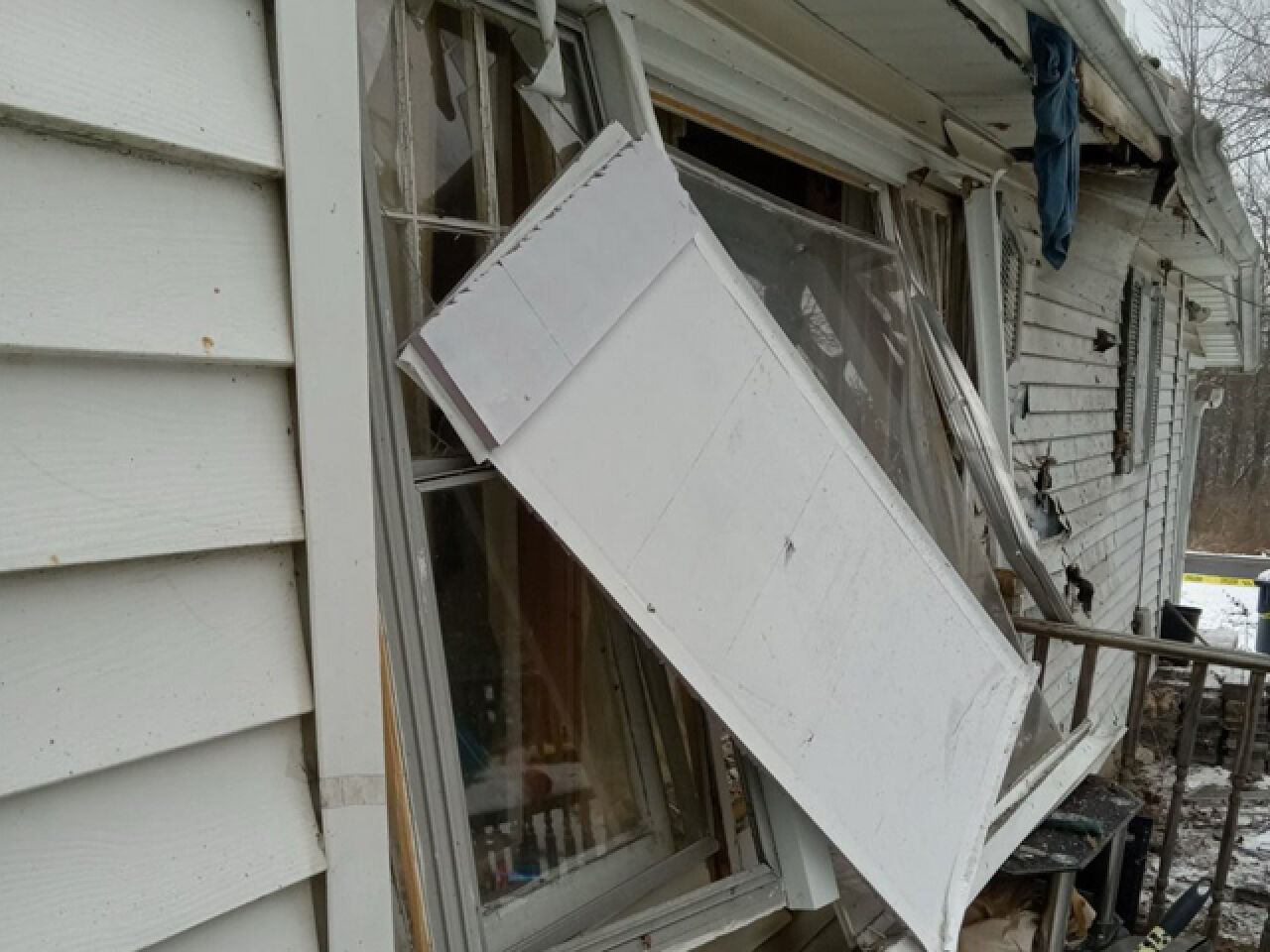 Propane Explosion Destroys House on Christmas Eve