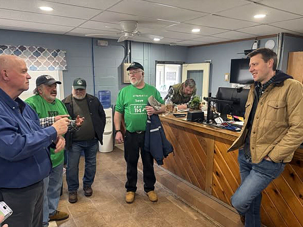 Josh Riley Visits Wurtsboro