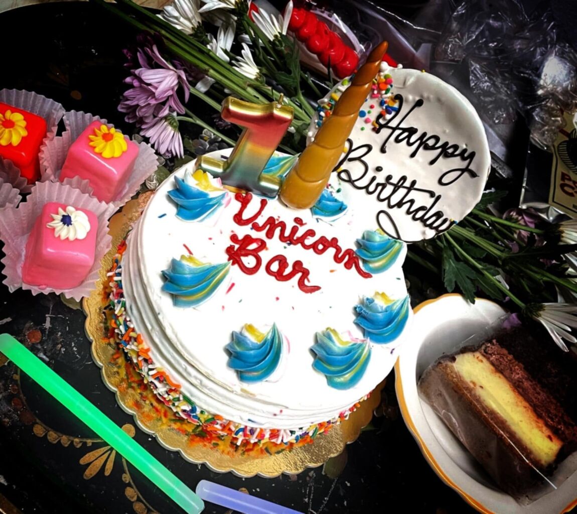 Unicorn Bar Celebrates First Birthday